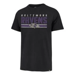 BALTIMORE RAVENS STRIPE THRU '47 FRANKLIN TEE