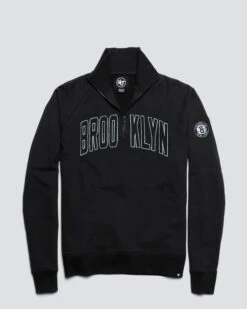 BROOKLYN NETS BANKS '47 HARRIS SCRIMMAGE 1/4 ZIP