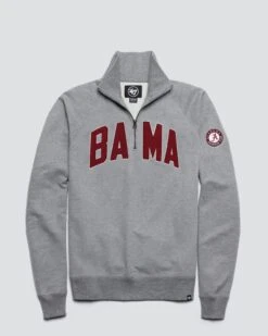ALABAMA CRIMSON TIDE BANKS '47 HARRIS SCRIMMAGE 1/4 ZIP