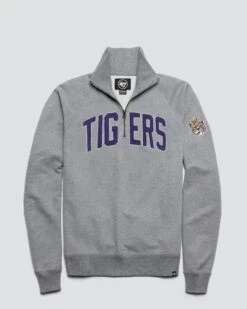 LOUISIANA STATE TIGERS LSU VINTAGE BANKS '47 HARRIS SCRIMMAGE 1/4 ZIP
