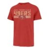 SAN FRANCISCO 49ERS STRIPE THRU '47 FRANKLIN TEE -47 552019 HR MF