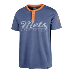 NEW YORK METS WEST END '47 HENLEY TEE