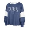 CHICAGO CUBS UPSIDE '47 RHEA LONG SLEEVE TEE WOMENS -47 573186 HR MF