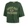 GREEN BAY PACKERS HALF MOON '47 STEVIE CROP TEE WOMENS -47 585624 HR MF