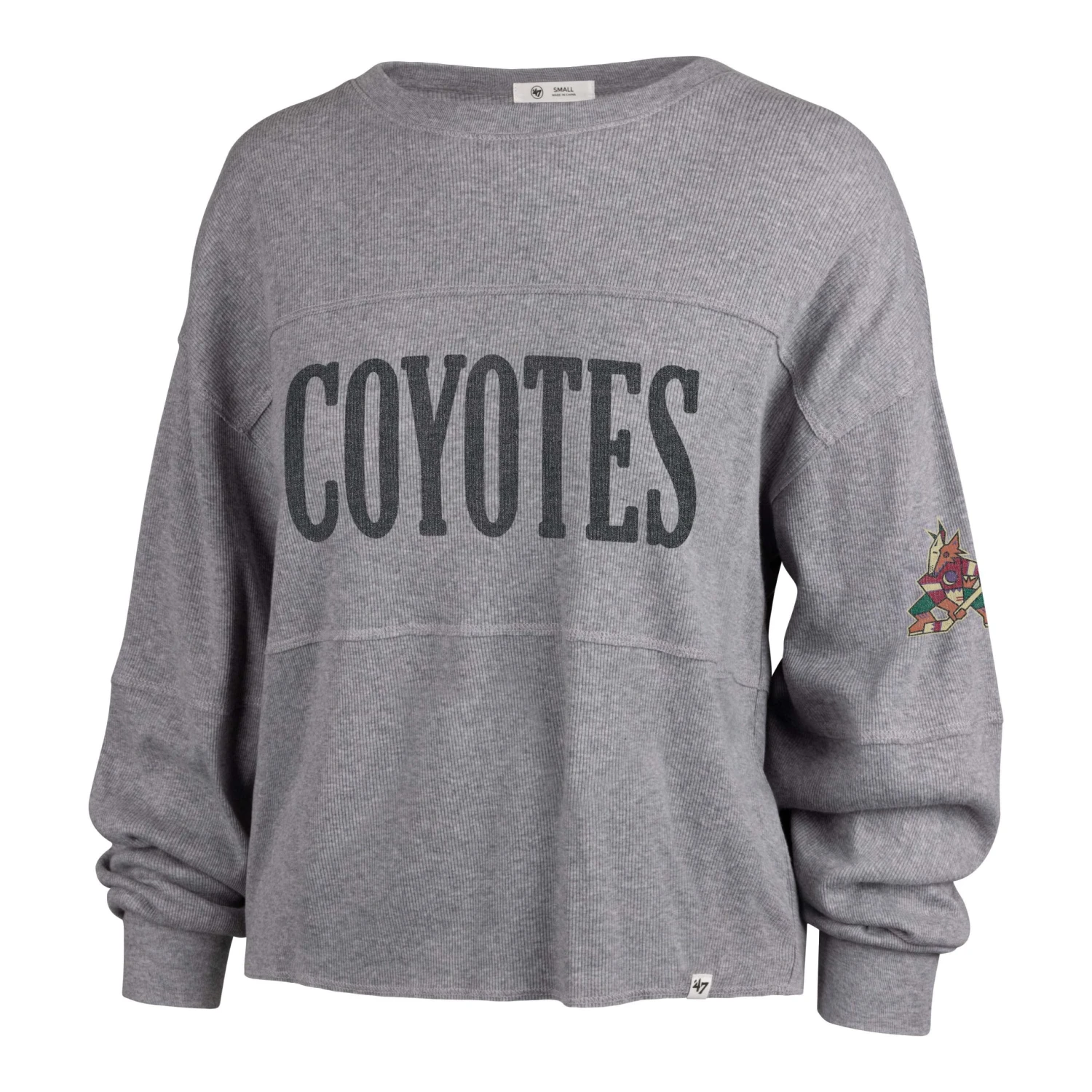 ARIZONA COYOTES '47 JADA LONG SLEEVE TEE WOMENS 3 ARIZONA COYOTES '47 JADA LONG SLEEVE TEE WOMENS