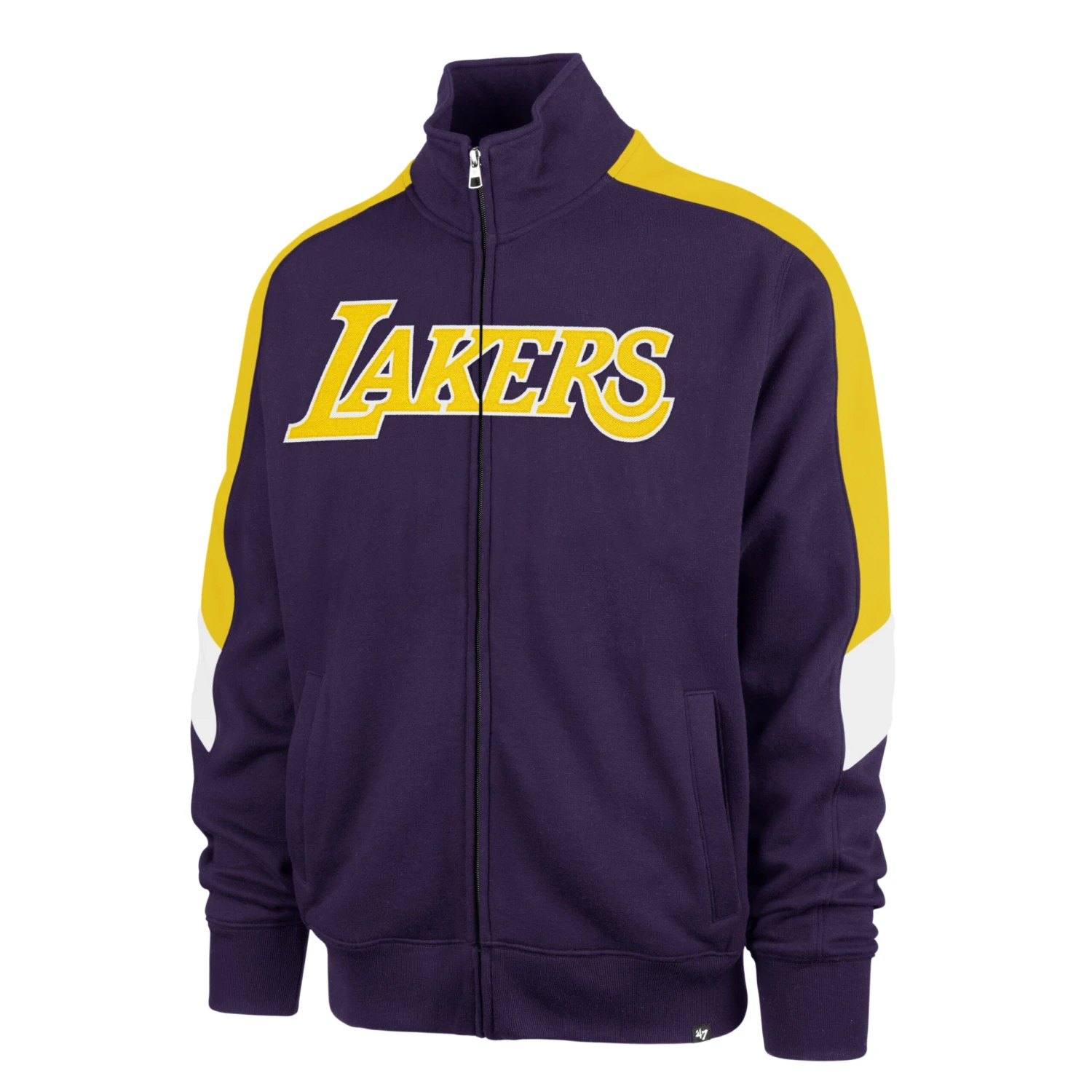 LOS ANGELES LAKERS WORDMARK '47 SHOOT OUT TRACK JACKET 3 LOS ANGELES LAKERS WORDMARK '47 SHOOT OUT TRACK JACKET