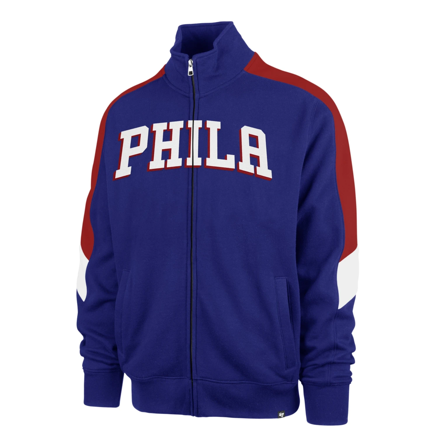 PHILADELPHIA 76ERS WORDMARK '47 SHOOT OUT TRACK JACKET 3 PHILADELPHIA 76ERS WORDMARK '47 SHOOT OUT TRACK JACKET