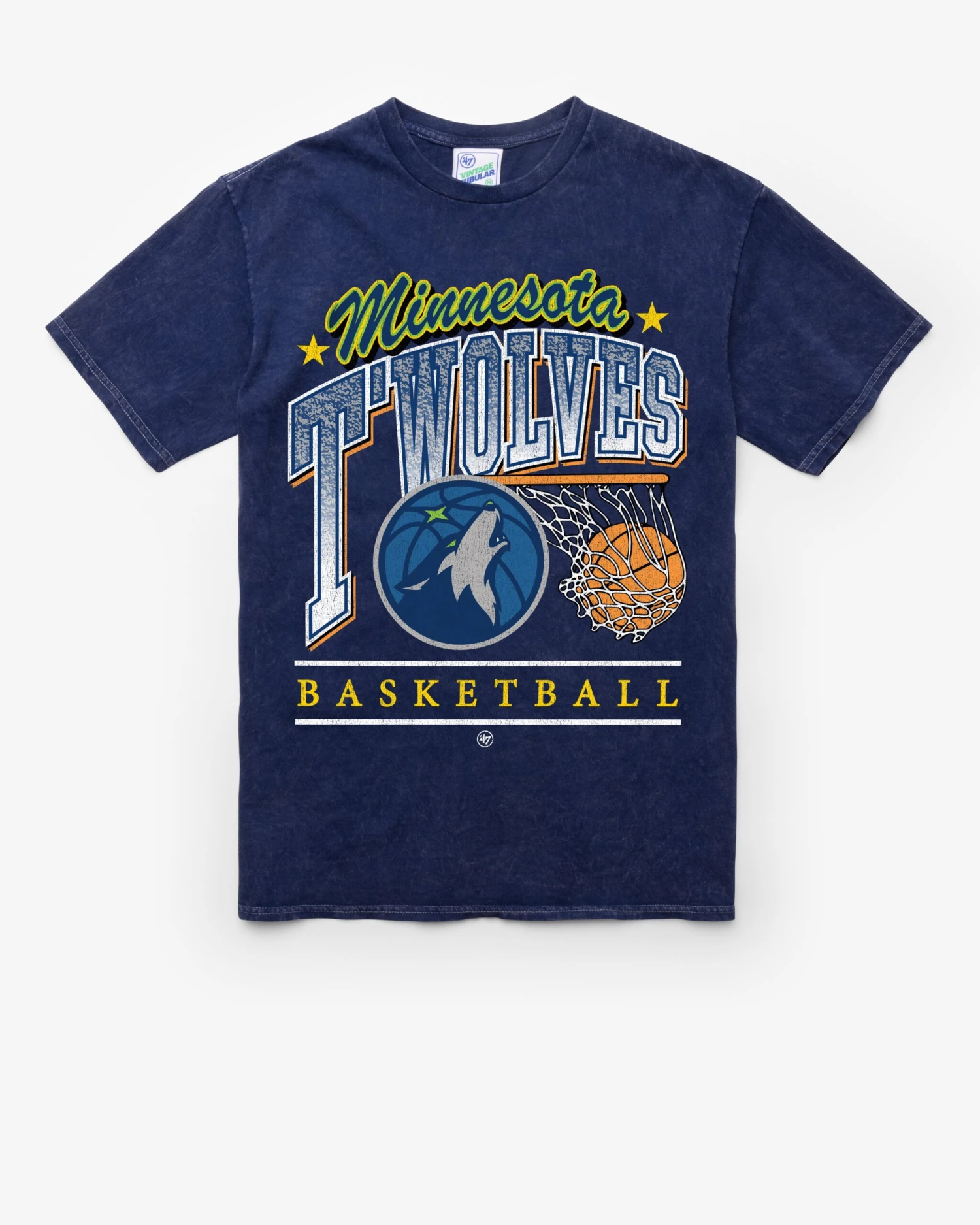 MINNESOTA TIMBERWOLVES LOCKER '47 TUBULAR TEE 3 MINNESOTA TIMBERWOLVES LOCKER '47 TUBULAR TEE