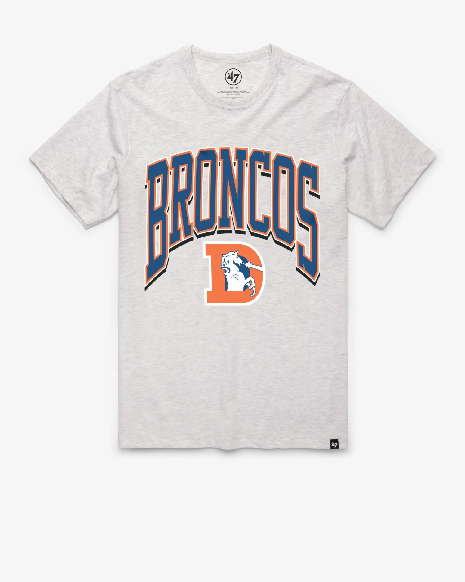 DENVER BRONCOS HISTORIC WALK TALL '47 FRANKLIN TEE 3 DENVER BRONCOS HISTORIC WALK TALL '47 FRANKLIN TEE