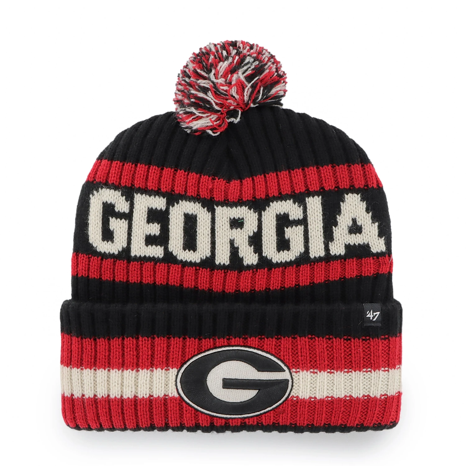 GEORGIA BULLDOGS BERING '47 CUFF KNIT 3 GEORGIA BULLDOGS BERING '47 CUFF KNIT