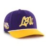 LOUISIANA STATE TIGERS LSU OVERHAND SCRIPT TWO TONE '47 MVP DV -47 C OVHTT25GWP PP HR F2