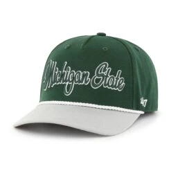 MICHIGAN STATE SPARTANS OVERHAND SCRIPT TWO TONE '47 MVP DV 7 MICHIGAN STATE SPARTANS OVERHAND SCRIPT TWO TONE '47 MVP DV -47 C OVHTT29GWP DG HR F