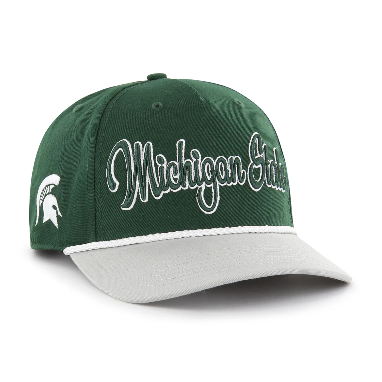 MICHIGAN STATE SPARTANS OVERHAND SCRIPT TWO TONE '47 MVP DV 3 MICHIGAN STATE SPARTANS OVERHAND SCRIPT TWO TONE '47 MVP DV