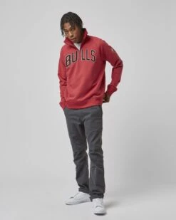 CHICAGO BULLS BANKS '47 HARRIS SCRIMMAGE 1/4 ZIP -47 NBA BANKS 47HARRIS 537086 H2T