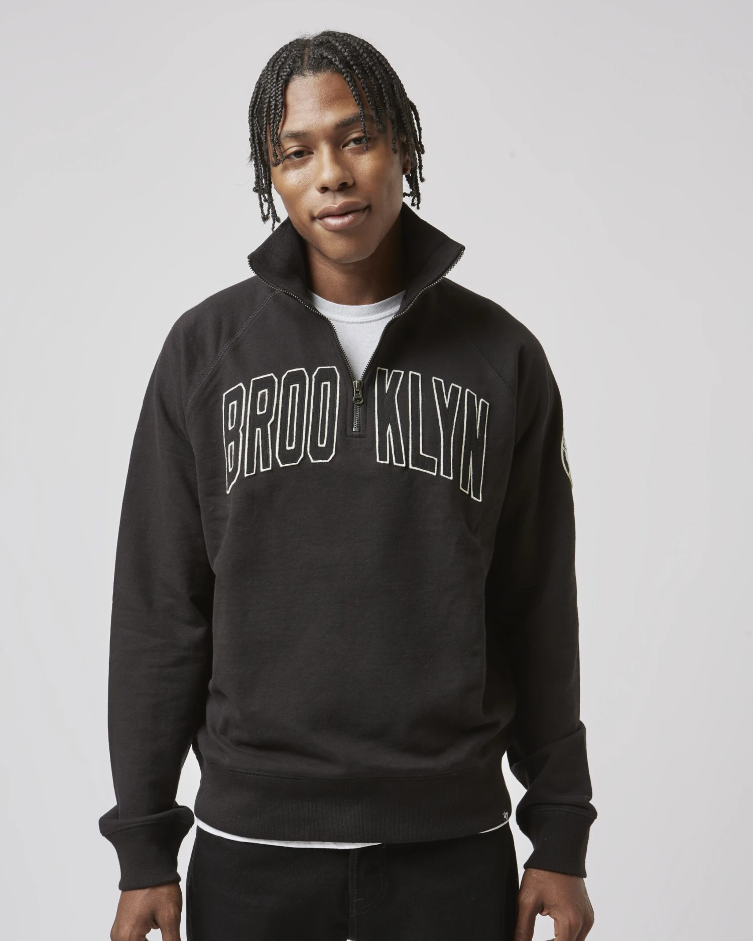 BROOKLYN NETS BANKS '47 HARRIS SCRIMMAGE 1/4 ZIP 5 BROOKLYN NETS BANKS '47 HARRIS SCRIMMAGE 1/4 ZIP - Image 3