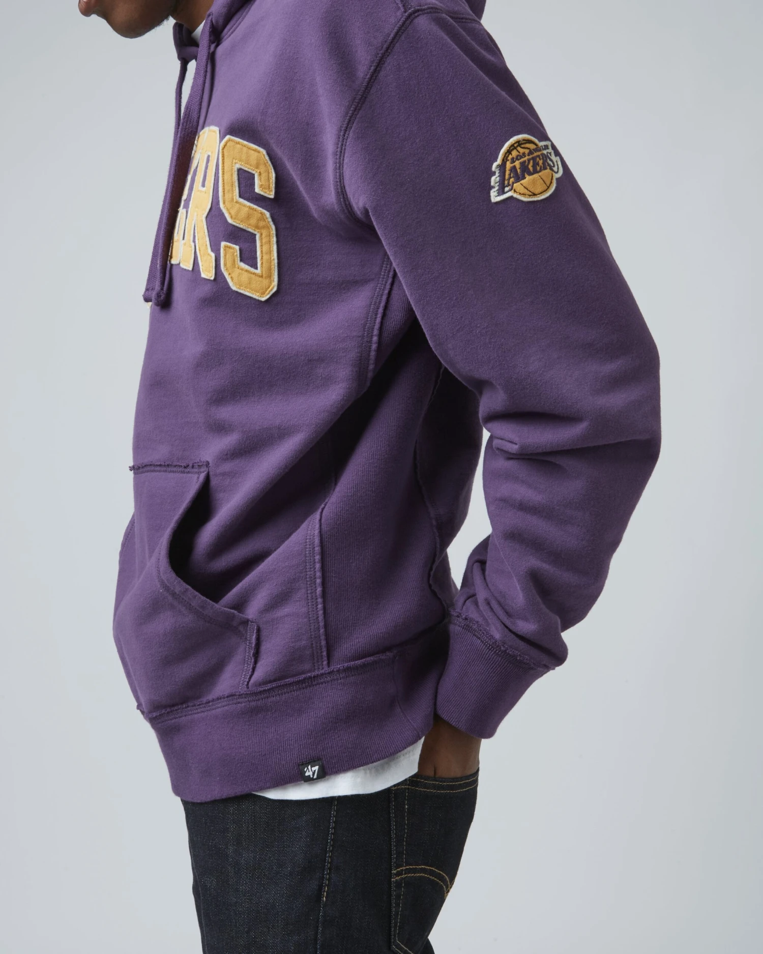 LOS ANGELES LAKERS RELIC '47 HARRIS SCRIMMAGE HOOD 8 LOS ANGELES LAKERS RELIC '47 HARRIS SCRIMMAGE HOOD - Image 6