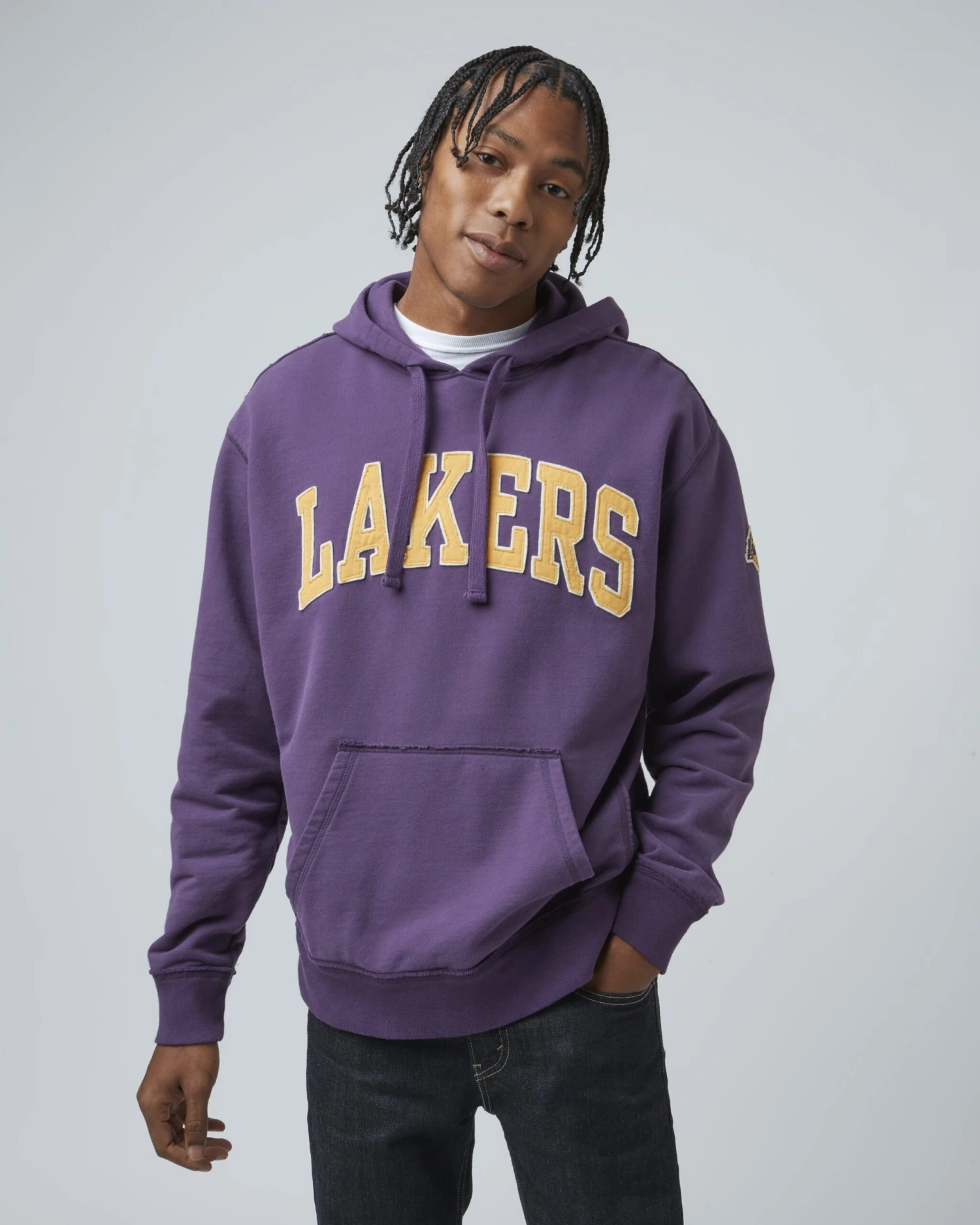 LOS ANGELES LAKERS RELIC '47 HARRIS SCRIMMAGE HOOD 5 LOS ANGELES LAKERS RELIC '47 HARRIS SCRIMMAGE HOOD - Image 3