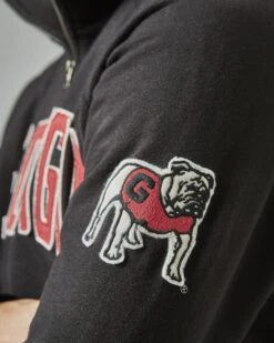 GEORGIA BULLDOGS BANKS '47 HARRIS SCRIMMAGE 1/4 ZIP 13 GEORGIA BULLDOGS BANKS '47 HARRIS SCRIMMAGE 1/4 ZIP -47 NCAA BANKS 47HARRIS 540114 D2