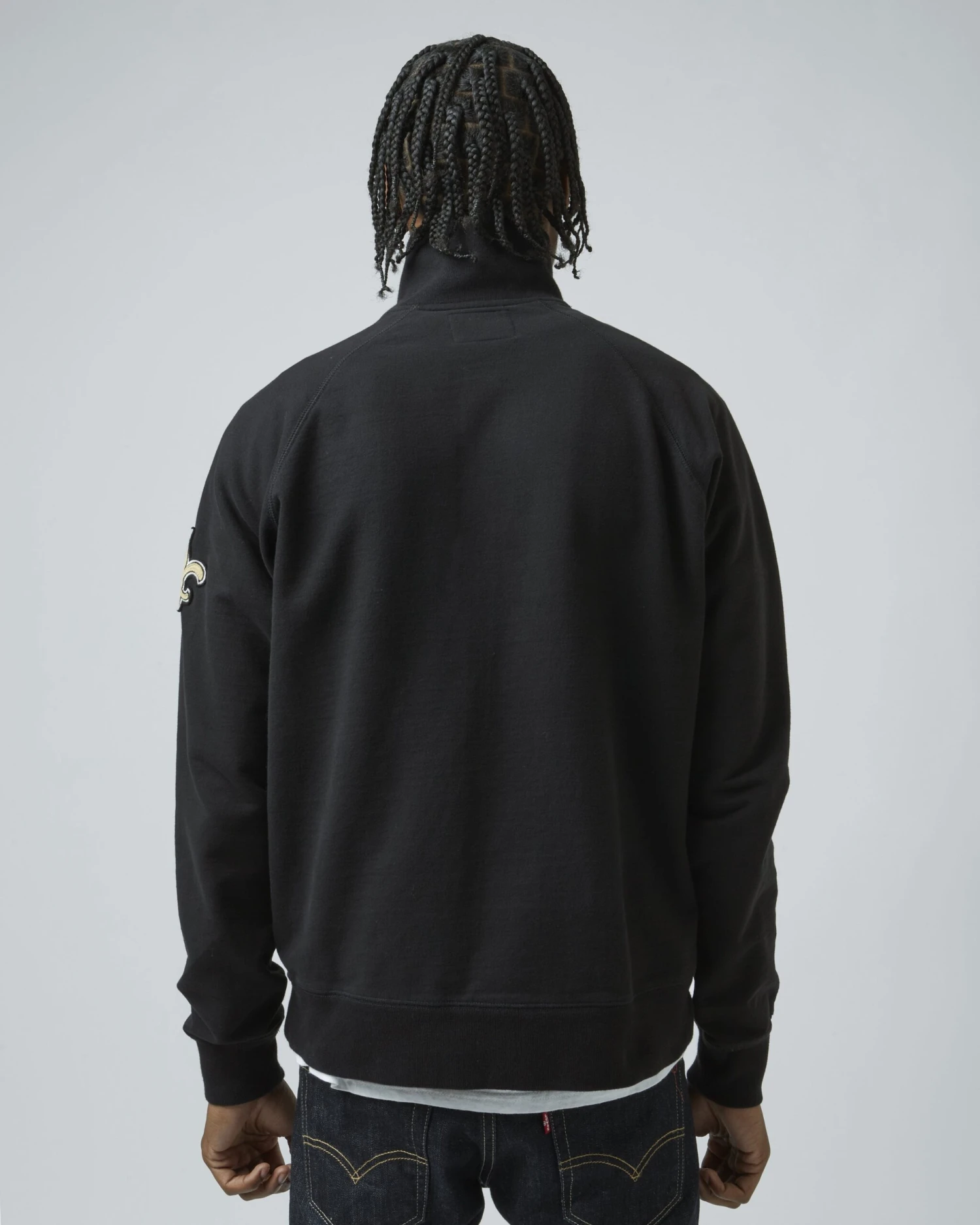 NEW ORLEANS SAINTS BANKS '47 HARRIS SCRIMMAGE 1/4 ZIP 6 NEW ORLEANS SAINTS BANKS '47 HARRIS SCRIMMAGE 1/4 ZIP - Image 4