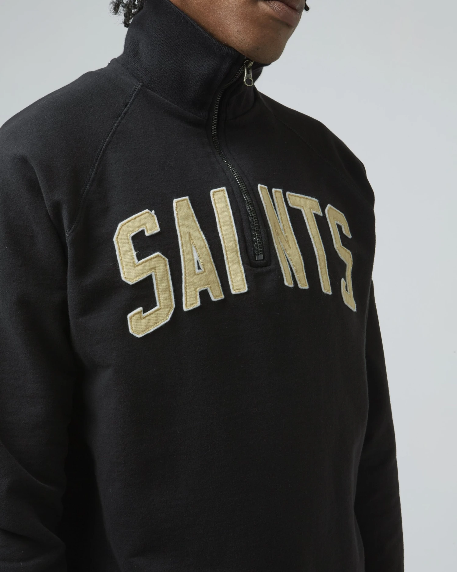 NEW ORLEANS SAINTS BANKS '47 HARRIS SCRIMMAGE 1/4 ZIP 8 NEW ORLEANS SAINTS BANKS '47 HARRIS SCRIMMAGE 1/4 ZIP - Image 6