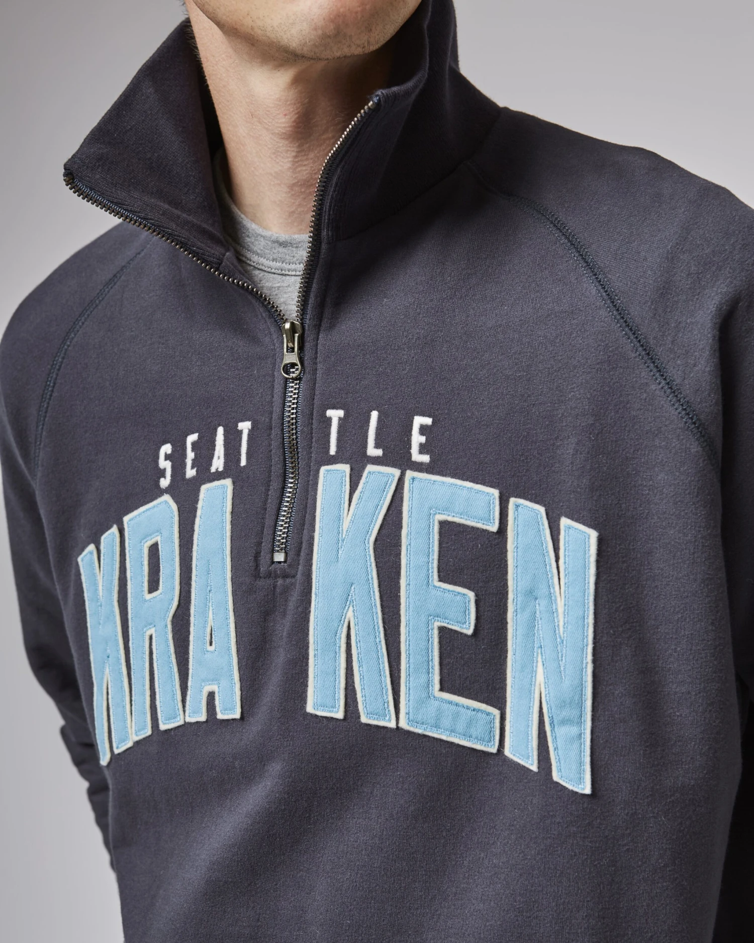 SEATTLE KRAKEN BANKS '47 HARRIS SCRIMMAGE 1/4 ZIP 7 SEATTLE KRAKEN BANKS '47 HARRIS SCRIMMAGE 1/4 ZIP - Image 5